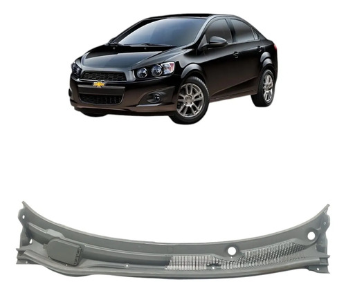 Grade Churrasqueira Dianteira Chevrolet Sonic 2012 2013 2014 Preto