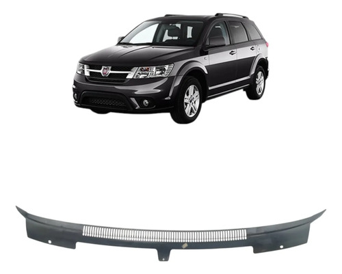 Grade Superior Churrasqueira Fiat Freemont 2012 2013 A 2016 Preto Fosco