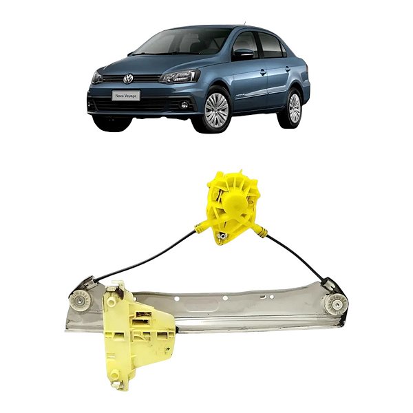 Máquina Vidro Manual Traseira Direita Gol Voyage 2009 A 2016