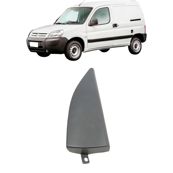 Moldura Interna Retrovisor Direito Citroen Berlingo 01 A 06 Preto