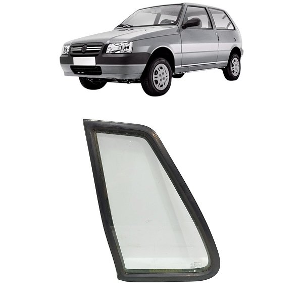 Vidro Fixo Traseiro Esquerdo Fiat Uno Mille Fire 2004 A 2012
