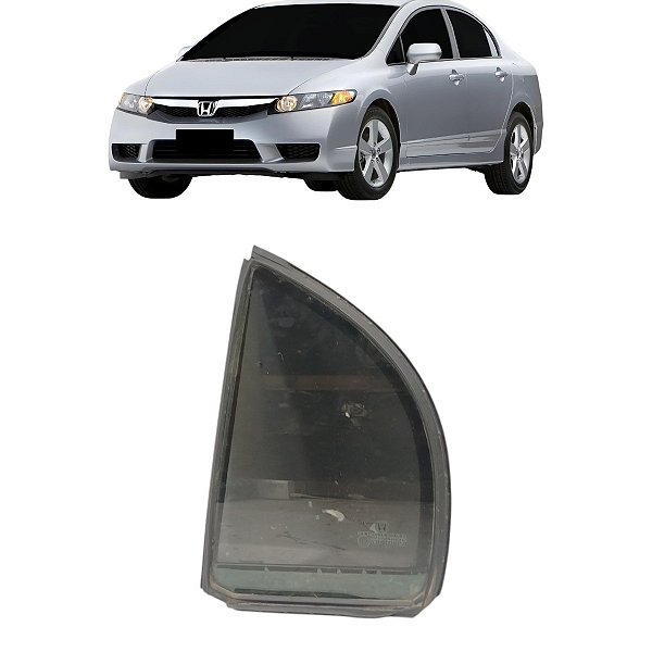 Vidro Fixo Porta Traseira Esquerda Honda New Civic 2007 A 12