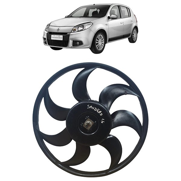 Ventoinha Radiador Renault Logan Sandero 1.6 2008 A 2014
