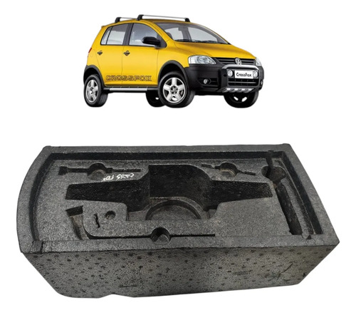 Isopor Suporte Macaco Caixa Ferramentas Crossfox 2005 A 2010 Preto