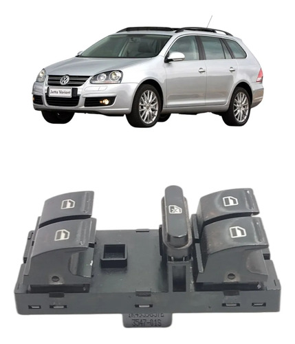 Comando Esquerdo Botão Vidro Eletrico Jetta Variante 2009