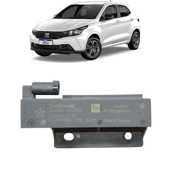 Sensor Modulo Antena Keyless Fiat Argo 2018 2019 2020 A 2024 Preto