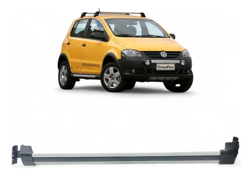 Rack Teto Volkswagen Crossfox 2005 2006 2007 2008 2009 2010 Prateado