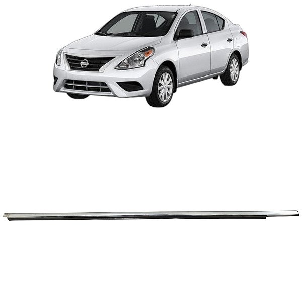 Pestana Friso Porta Dianteira Esquerda Versa 2015 A 2019