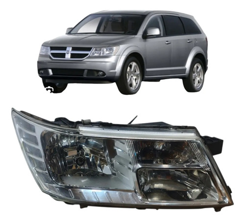 Farol Dianteiro Direito Dodge Journey 2008 2009 2010 A 2012 Direito/passageiro