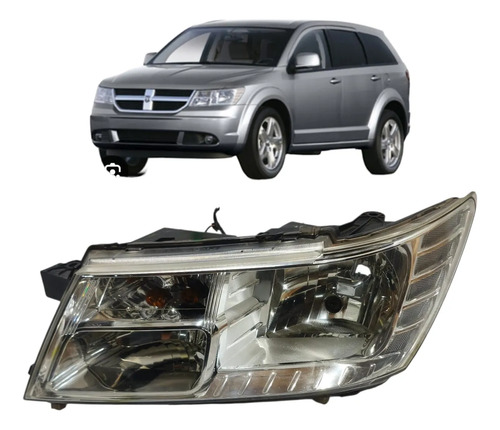 Farol Dianteiro Esquerdo Dodge Journey 2008 2009 2010 A 2012 Esquerdo/motorista