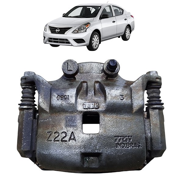 Pinça Freio Dianteiro Esquerdo Nissan Versa 2016 2017 A 2019