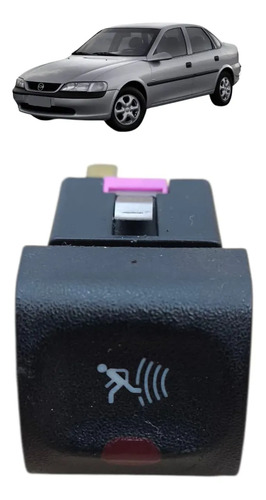 Botao Sensor Alarme Vectra Gls 1996 1997 1998 1999 2000 2001 Preto