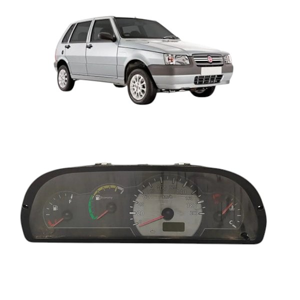 Painel Instrumentos Fiat Uno Palio Economy Fire  2006 A 2010 Preto