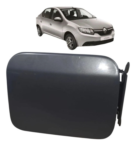 Portinha Combustível Renault Sandero Logan 2015 2016 A 2019 Cinza-escuro 2015