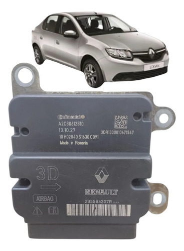 Módulo Airbag Renault Sandero Logan 2014 2015 2016 A 2019