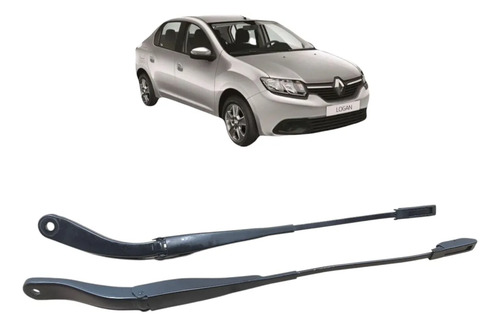 Par Braço Limpador Parabrisa Renault Sandero Logan 2015 A 20 Direito