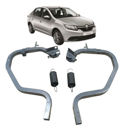 Par Dobradiça Porta Malas Renault Logan 2015 2016 A 2019