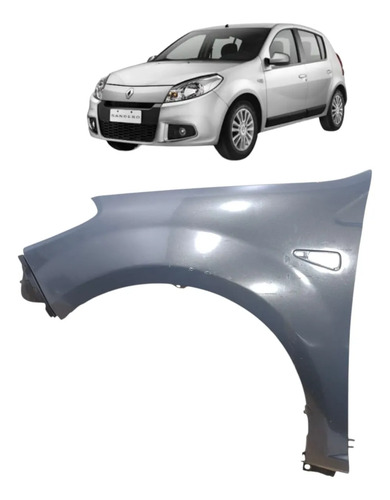 Paralama Esquerdo Renault Sandero 2007 2008 2009 2010 A 2014