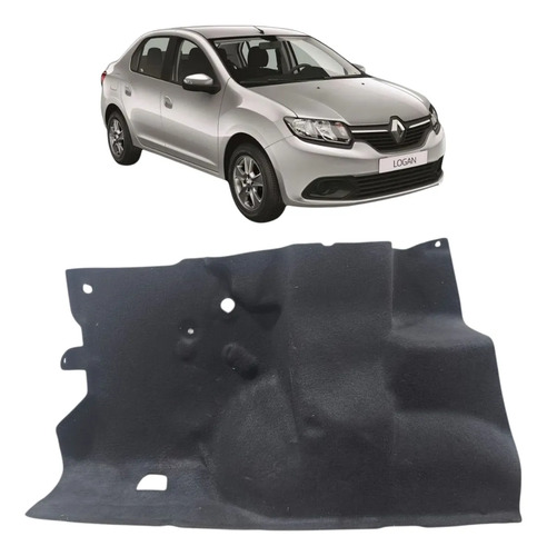 Forro Porta Malas Lateral Esquerda Renault Logan 2015 A 2019