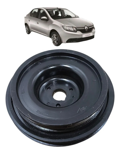 Polia Virabrequim Renault Logan Sandero 1.0 2014 2015 2016