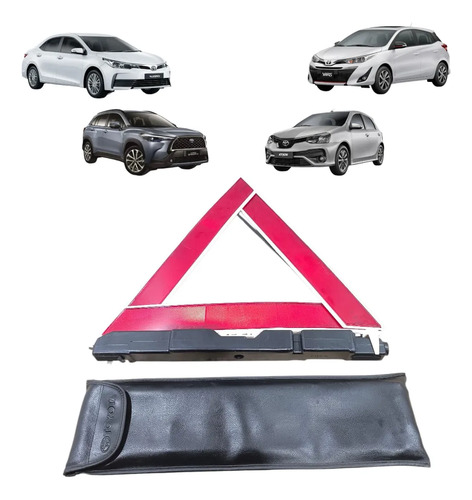 Triângulo Sinalização Toyota Etios Yaris Corolla 2008 A 2019