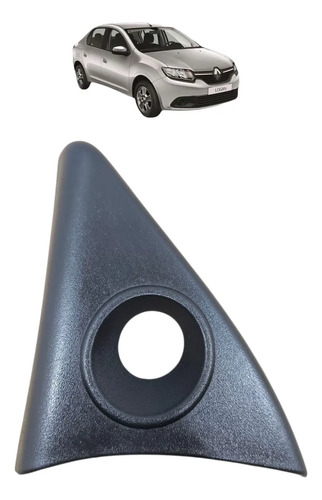 Moldura Interna Retrovisor Esquerdo Logan Sandero 2015 A 19 Preto