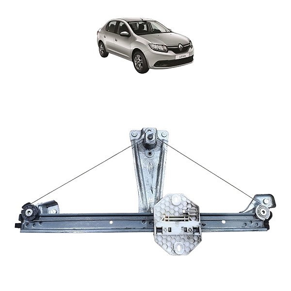 Maquina Vidro Manual Traseiro Direito Logan 2014 2015 A 2019