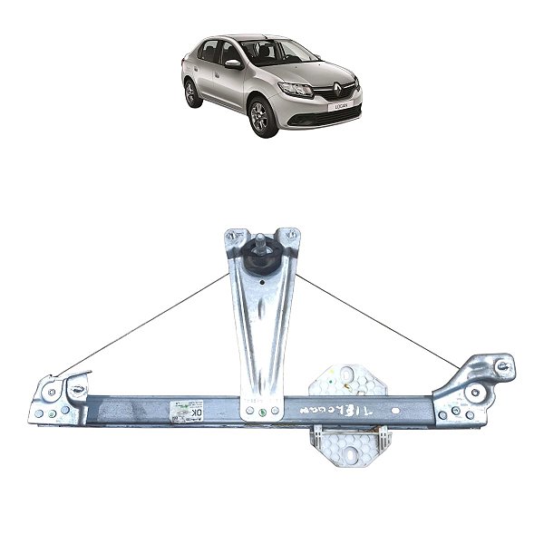 Máquina Vidro Manual Traseira Esquerda Logan 2014 A 2019