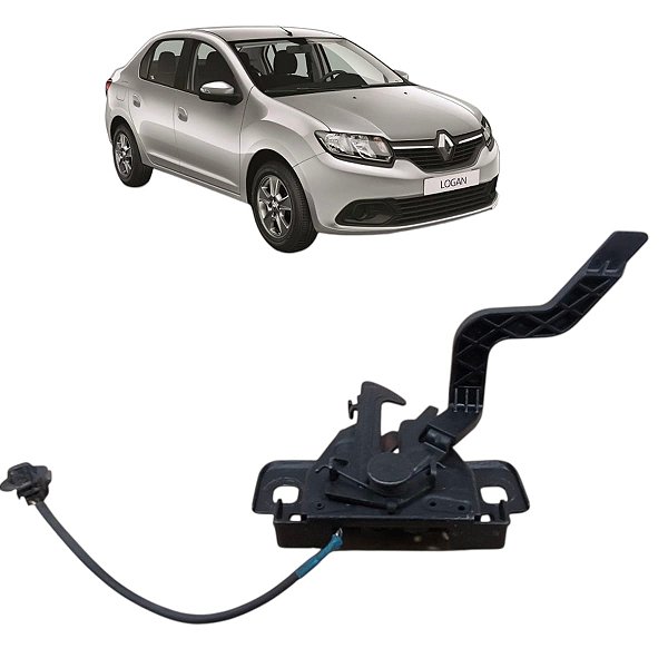 Fechadura Capo Renault Sandero Logan 2014 2015 2016 A 2019