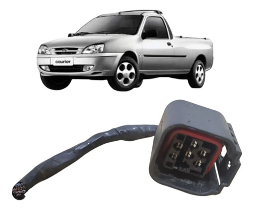 Chicote Conector Plug Farol Ford Courier 2000 2001 A 2012