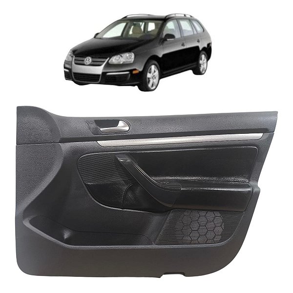Forro Porta Dianteira Direita Vw Jetta Variant 2007 A 2010 Preto