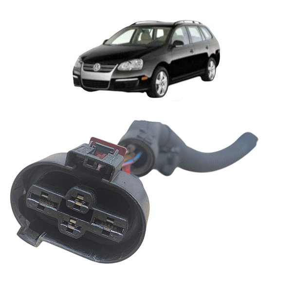 Chicote Conector Ventoinha Radiador Jetta Variant 2008 A 12