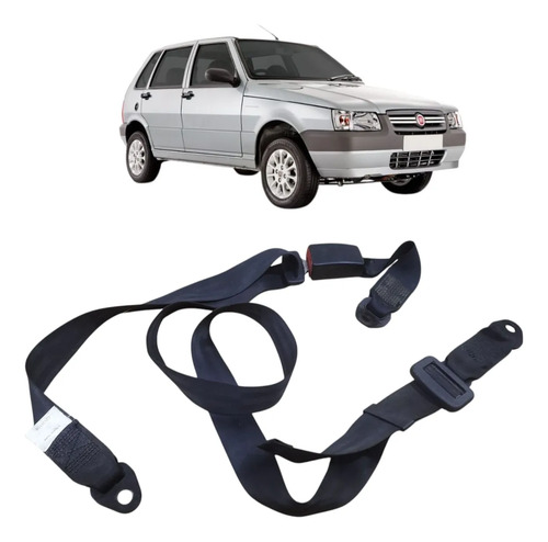 Cinto Traseiro Central Fiat Uno Mille 2005 2006 2007 A 2011