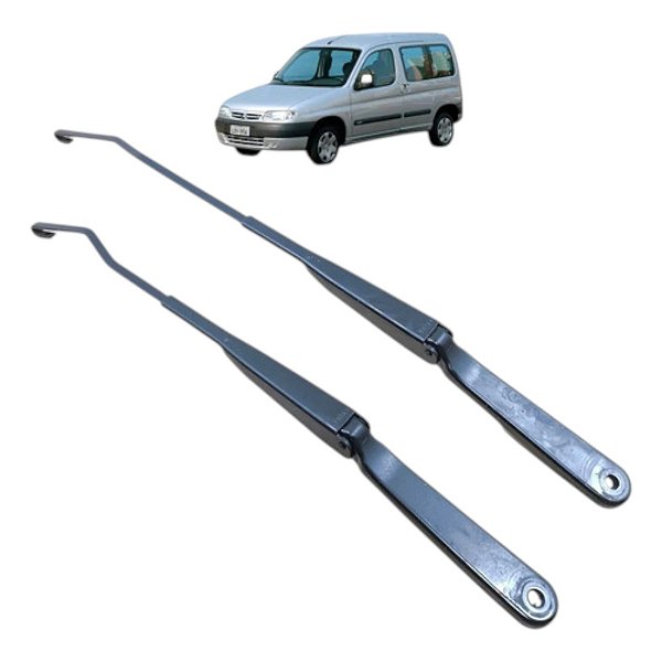 Par Braço Limpador Parabrisa Citroen Berlingo 2001 A 2006