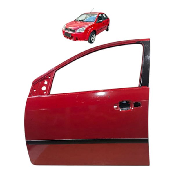 Porta Dianteira Esquerda Ford Fiesta 2007 2008 2009 A 2012