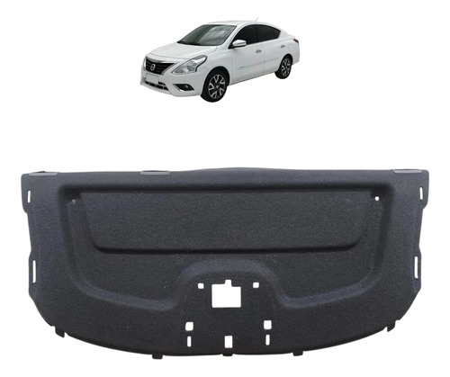 Tampão Bagagito Porta Malas Nissan Versa 2015 2016 A 2019 Preto