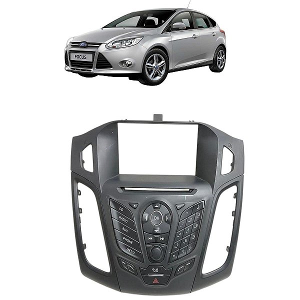 Comando Radio E Moldura Ford Focus 2012 2013 2014 2015