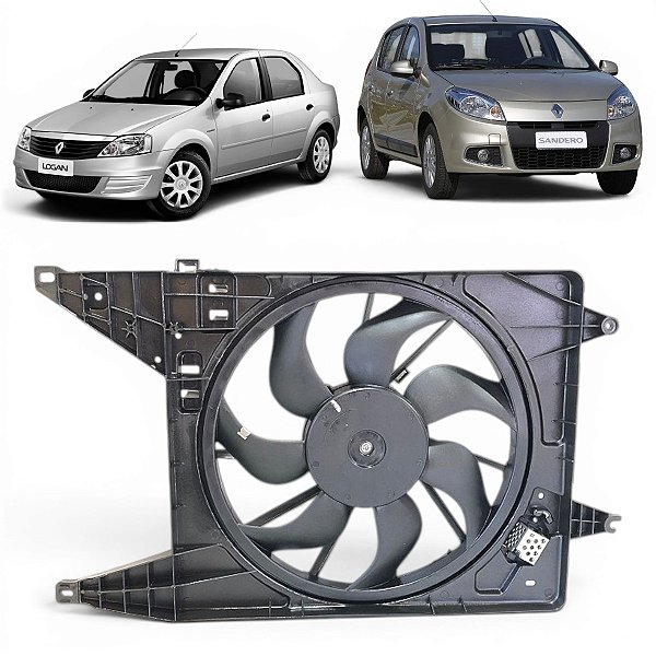 Defletor Eletroventilador Sandero Logan Automatico 2013 a 14