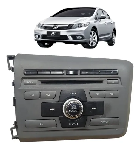 Rádio Cd Player Original Honda Civic 2012 2013 2014 A 2016