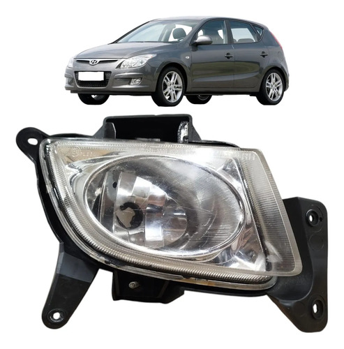 Farol Milha Auxiliar Direito Hyundai I30 2009 2010 2011 2012 Transparente