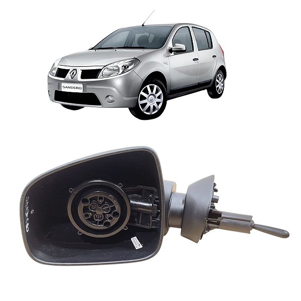 Retrovisor Manual Esquerdo Sandero Logan 2011 2012 A 2014