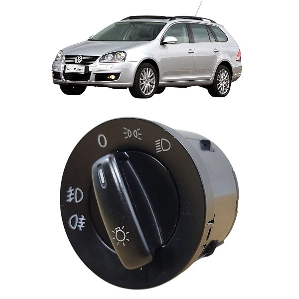 Botao Chave Farol E Farol Milha Jetta Variante 2007 A 2011