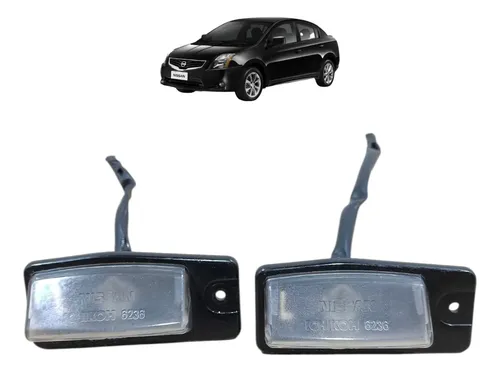 Par Lanterna Luz Placa Nissan Sentra 2008 2009 2010 A 2012