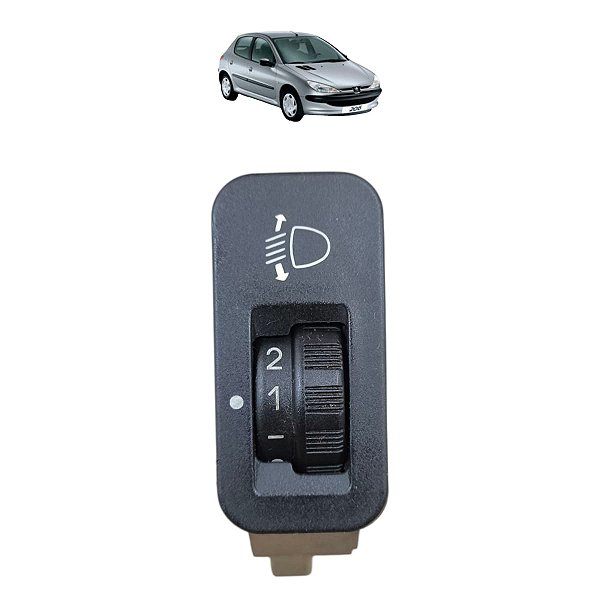 Botao Regulagem Farol Milha Peugeot 206 2000 2001 A 2010
