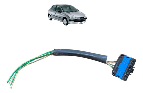Chicote Conector Plug Lanterna Direita Peugeot 206 2000 A 10