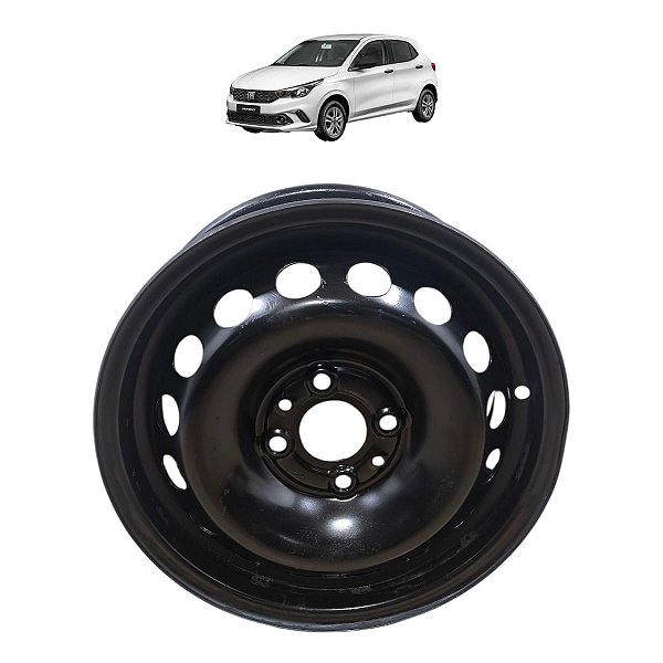 Roda Ferro 4x98 Aro 14 Fiat Argo Cronos 2018 2019 A 2024