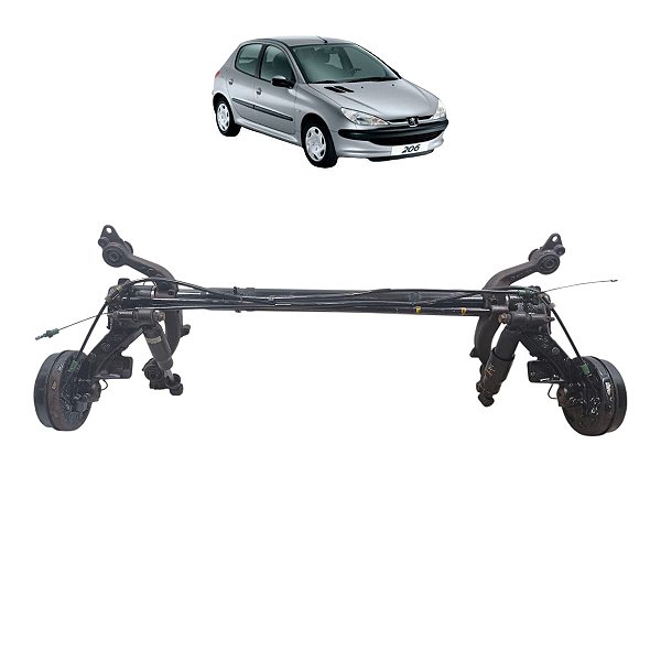 Eixo Traseiro Peugeot 206 207 2000 2001 2002 2003 A 2014