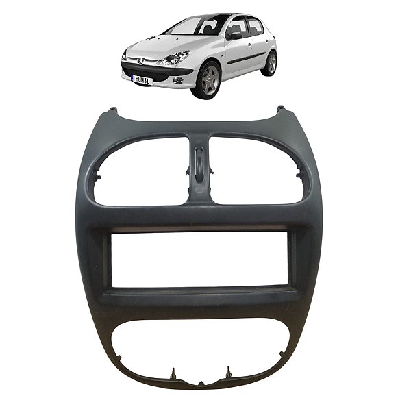 Moldura Difusor Painel Central Peugeot 206 2000 2001 A 2010