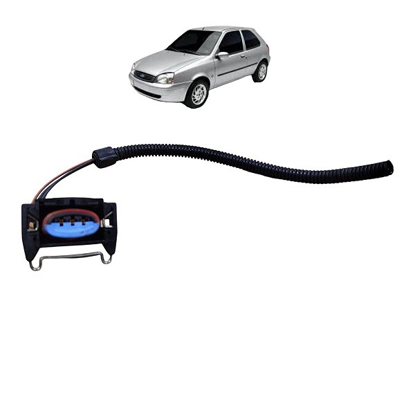 Chicote Conector Plug Tbi Corpo Borboleta Fiesta 1.0 2000