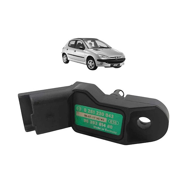 Sensor Map Peugeot 206 207 1.4 2005 A 2013 Cód 0261230043